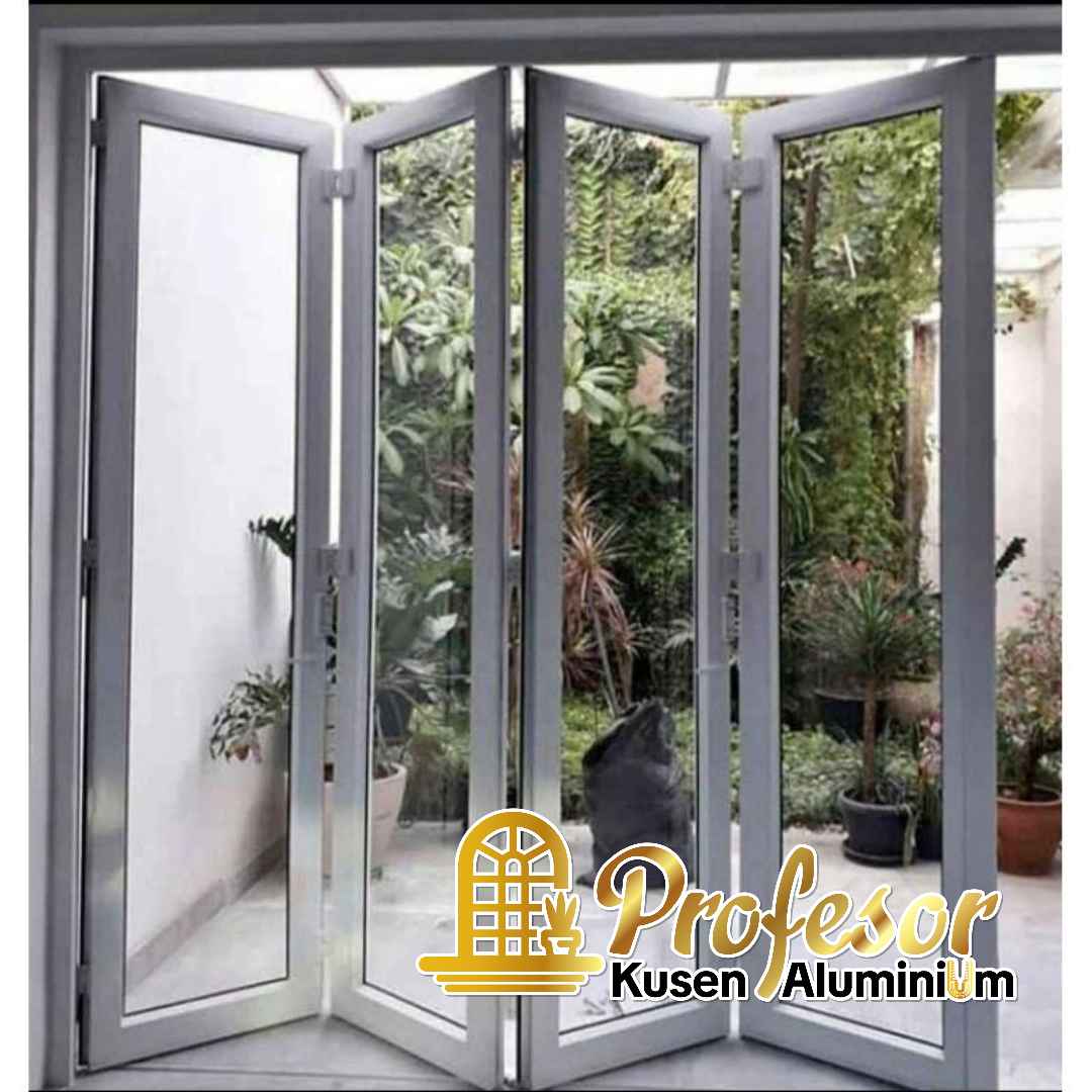 Tukang pintu lipat aluminium 4 daun terbaik di Bekasi