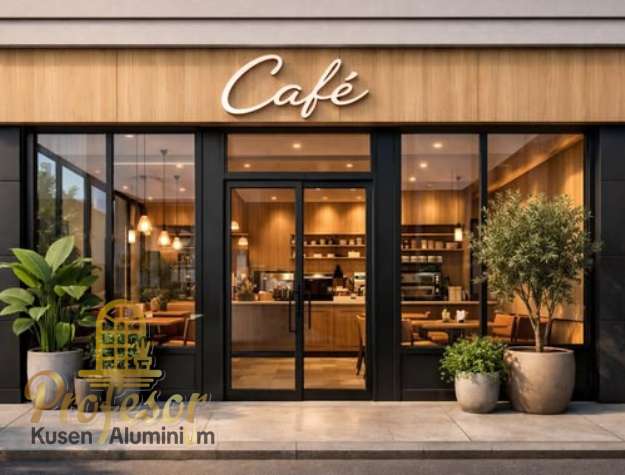Promo! Jasa Aluminium Finished Good Pintu Cafe Estetik