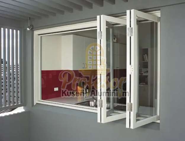 Jendela aluminium custom Depok putih elegan murah Jendela aluminium custom Depok putih elegan murah