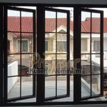 Jendela aluminium custom Bekasi YKK asli untuk proyek